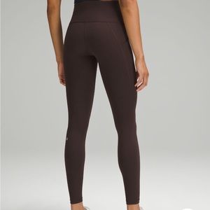 Brown lulus worn one time, with pockets and string